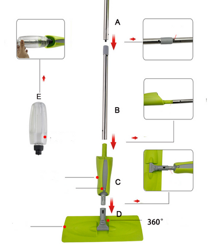 Image of Modern Floor Spray Mop